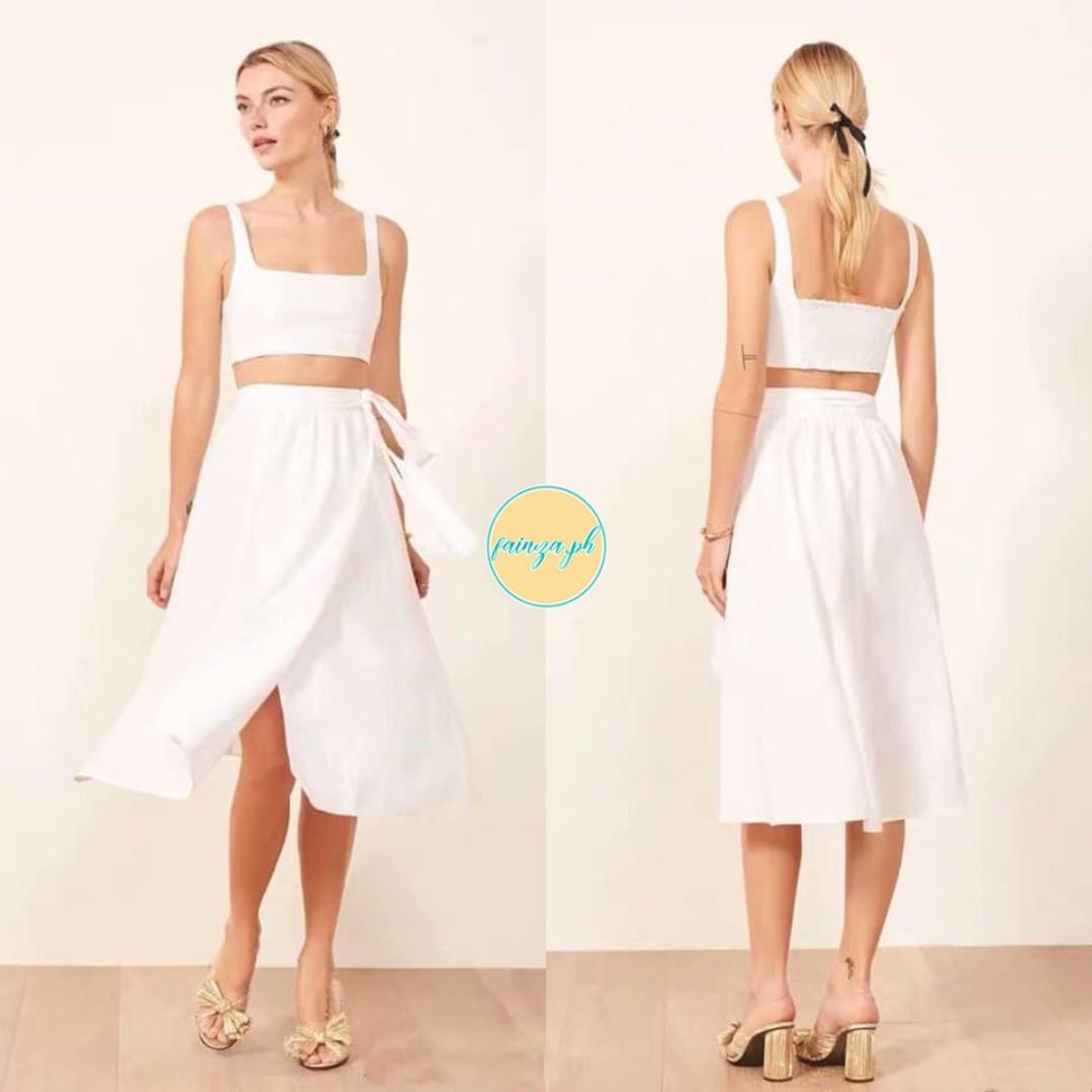 bralette top with skirt