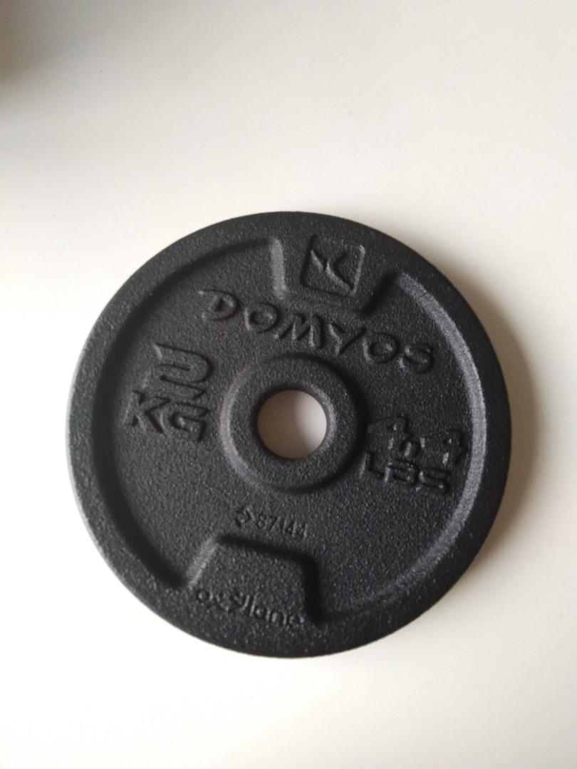 Brand New Cast Iron Weights 3 Pcs 2 Kgs From Decathlon Sports Weights Gym Equipment On Carousell