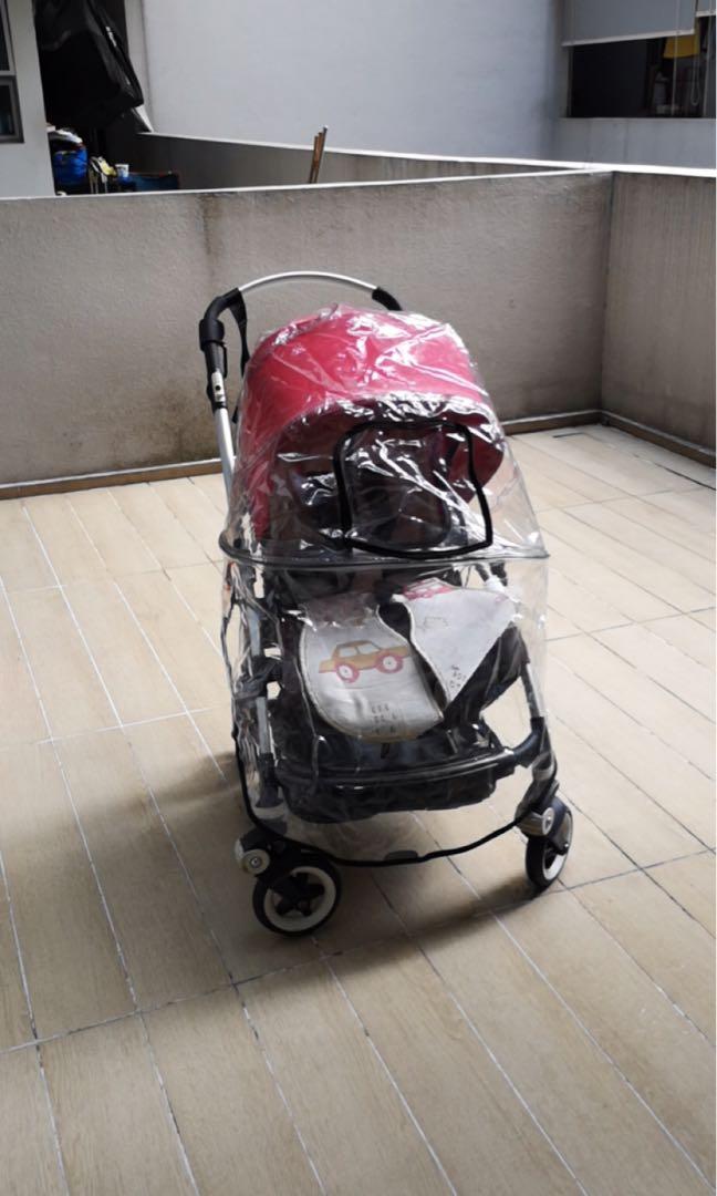 Bugaboo bee3 stroller (Category: Strollers) located in Singapore. Submitted by cicihoo (Listing ID 240820813, Image 10). Description: Bugaboo bee 3 stroller, used for 4 years. No tears but seat extension broke, you can change the part in “my first years”@69.9SGD. Other then the seat, everything working fine. Come with free cooling mat and pillow and rain cover..