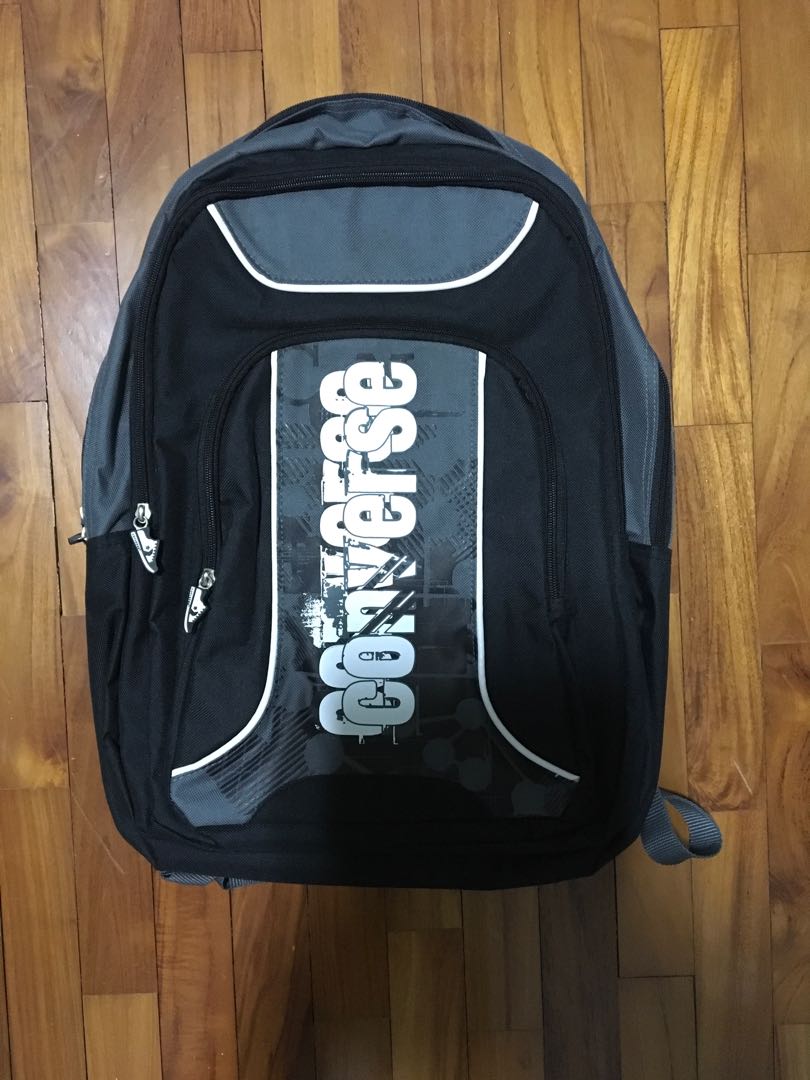 black converse school bag