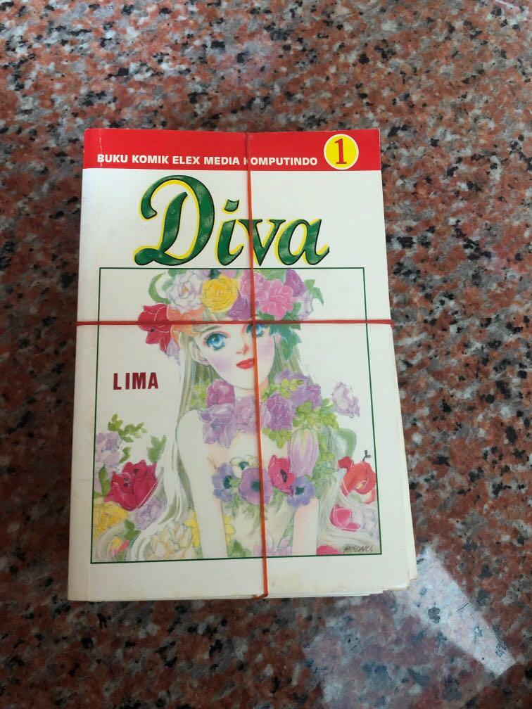 Diva Comics Volume 1 6 Books Stationery Comics Manga On Carousell
