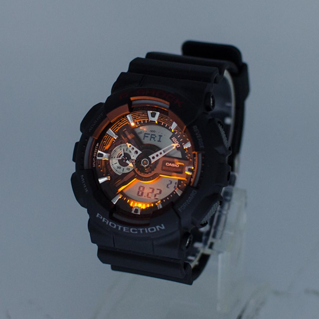 FREE DELIVERY G SHOCK GENUINE GA110 1A 100 Authentic with 1 Year Warranty GA 110 1A GA 1101A GA1101A