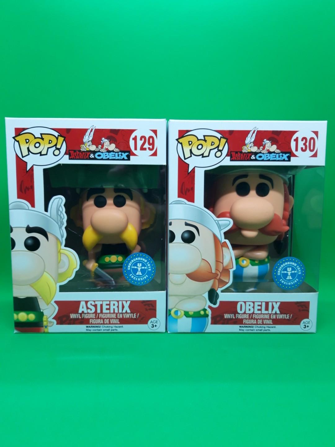 Funko POP 130 Asterix Obelix Vinyl Fans Collectable Figure Stand 9cm Collection 
