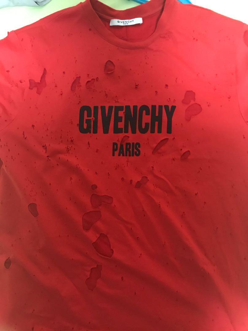 red givenchy tshirt