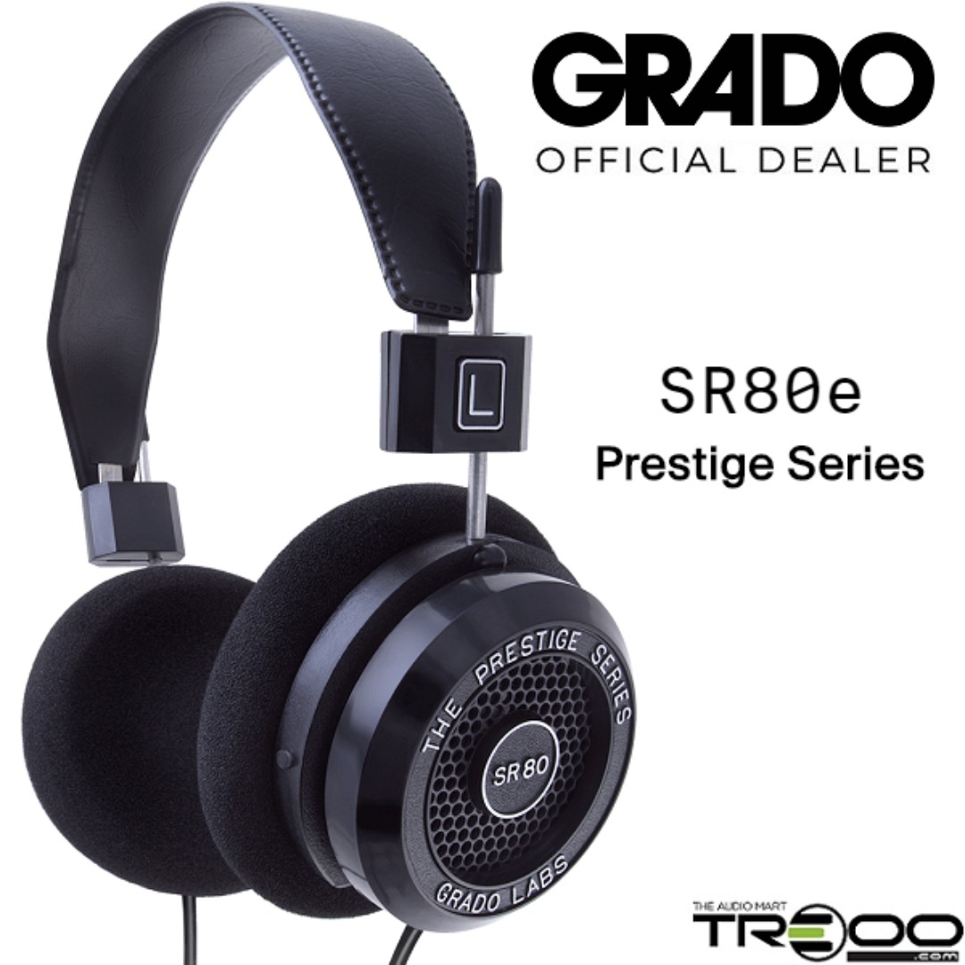 [Discontinued] Grado SR80e Prestige Series OnEar OpenBack Headphone