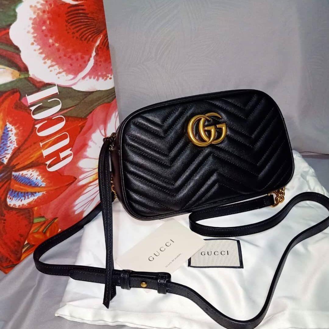 Gucci Marmont Ori Leather Bahan Kulit Asli Asa Nomor Seri Like New