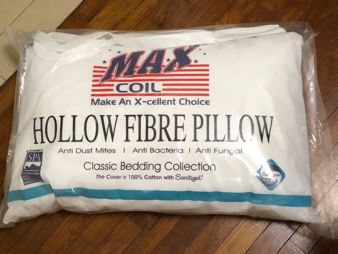 Hollow Fibre Pillows, Furniture & Home Living, Bedding & Towels on