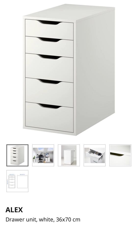 Ikea Alex drawer, Furniture & Home Living, Furniture, Shelves,