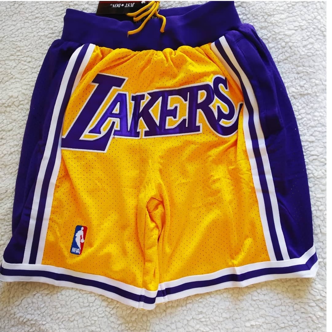 Just Don Lakers Short Men S Fashion Clothes Bottoms On Carousell