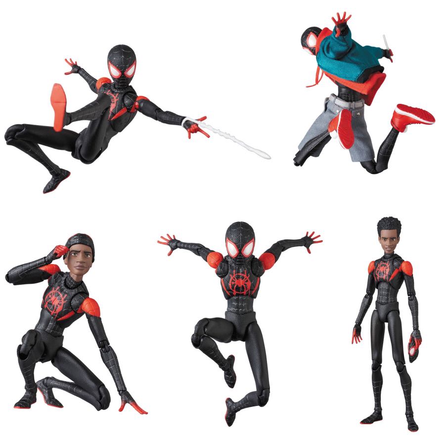 Spider man into the outlet spider verse mafex