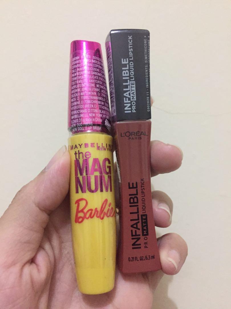 Mascara Barbie Loreal Liquid Lipstick Kesehatan Kecantikan Rias Wajah Di Carousell