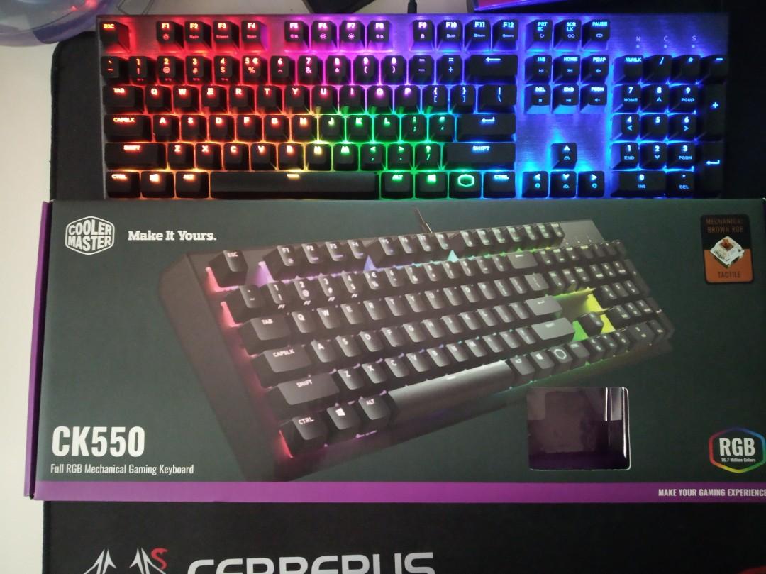 Gaming Keyboard Ck550 Cooler Master Mechanical Keyboard Brown Switches Full Rgb Computers Tech Parts Accessories Computer Keyboard On Carousell Gaming Keyboard Ck550 Cooler Master Mechanical Keyboard Brown Switches Full Rgb Computers Tech Parts Accessories Computer Keyboard On Carousell
