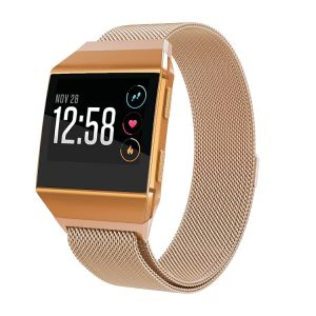 Fitbit ionic bands rose gold store