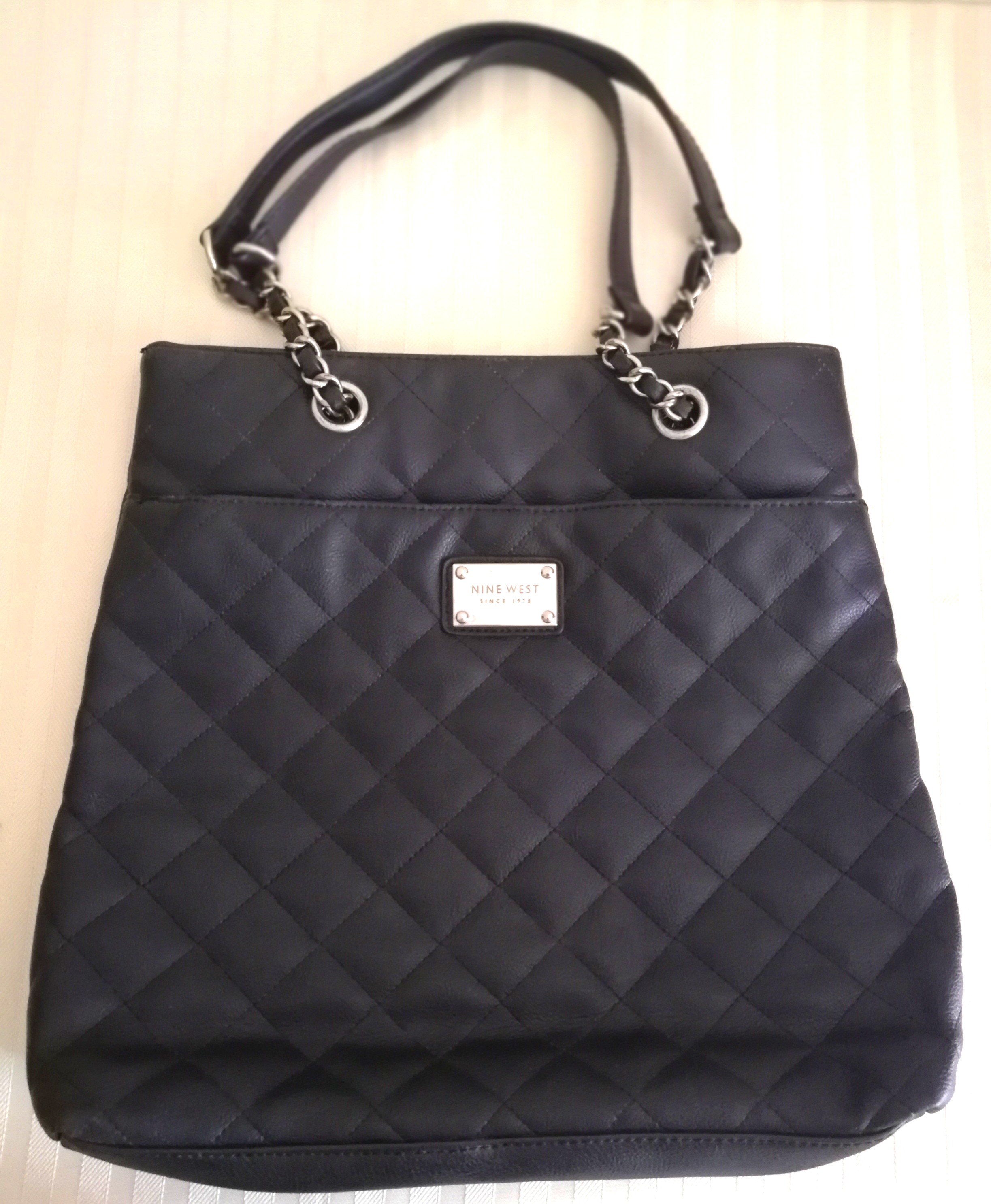 nine west quilted bag