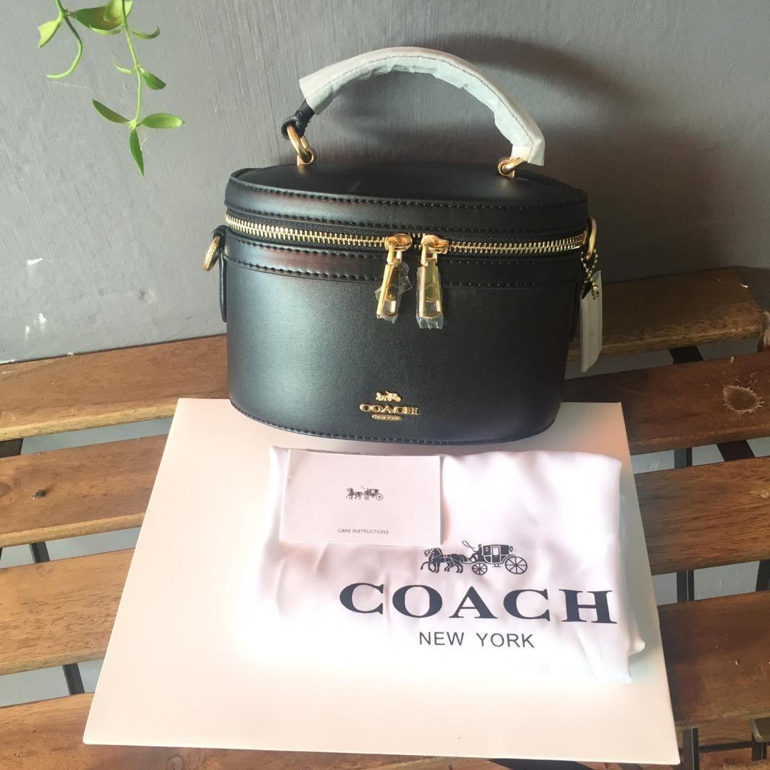 coach trail bag black