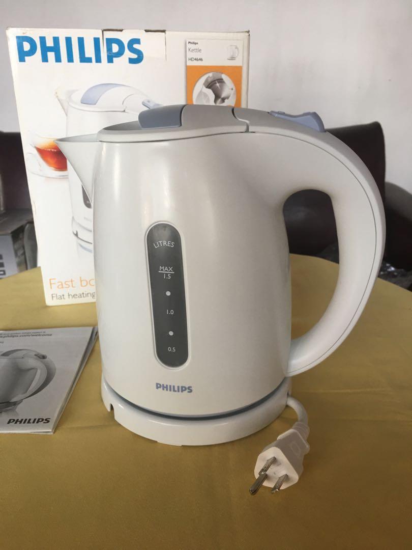 PHILIPS ELECTRIC KETTLE 110V ( IMPORTED BOUGHT IN TAIWAN ) (Category: Kettles & Airpots) located in Manila. Submitted by winnieyols (Listing ID 241699399, Image 2). Description: LIKE NEW PHILIPS ELECTRIC KETTLE - MODEL : HD4646 - IMPORTED ( FROM TAIWAN ) - MADE IN POLAND - 110V ( need transformer OR 110V OUTLET ) - 60 Hz / 1500W - 1.5L CAPACITY SELLING IT LOW FOR PHP850.00 from Php 1,200.00 RFS: DECLUTTERING FOR A FRIEND MOP: BPI LALAMOVE / GRAB 