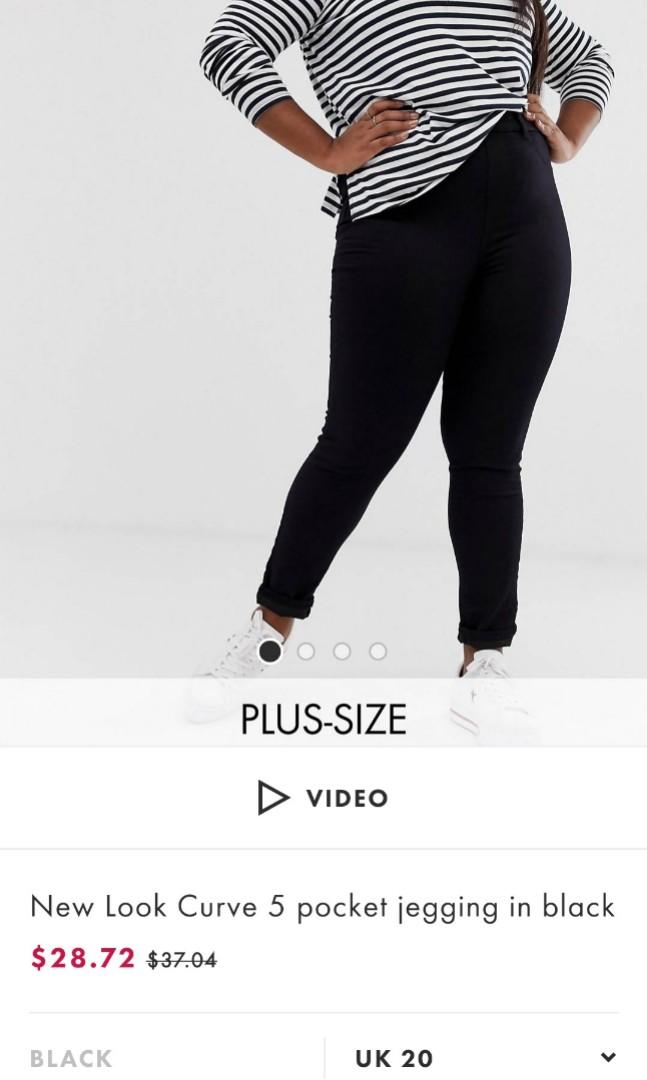 Plus Size Jeggings UK20, Women's 