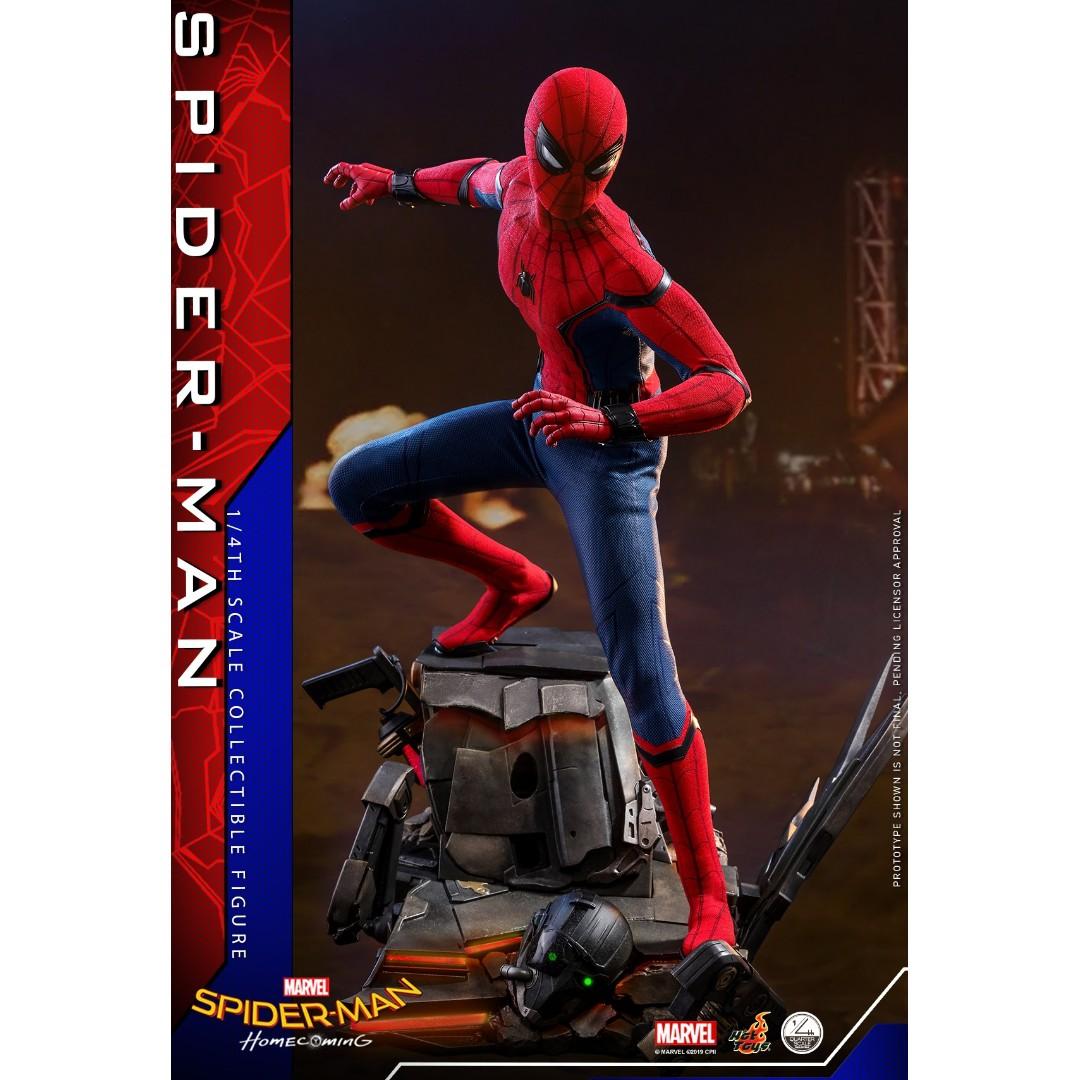 hot toys spider man homecoming price