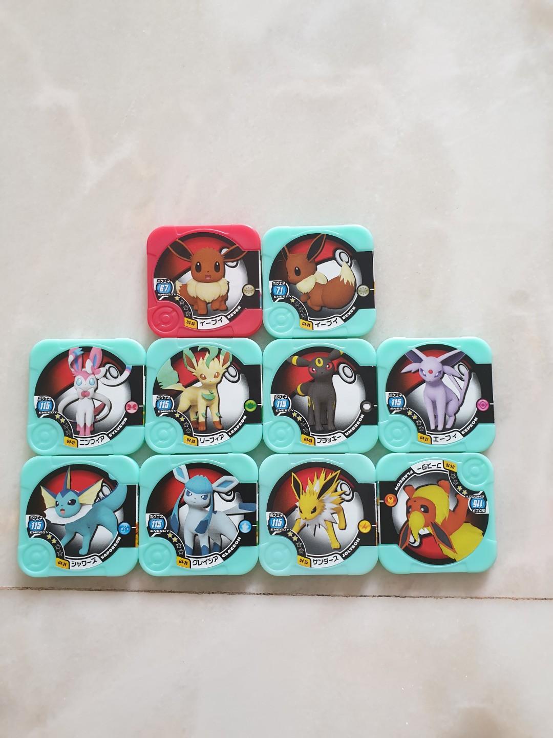 Pokemon Tretta Eevee Evolution Set Sylveon Espeon Glaceon Vaporean Flareon Umbreon Jolteon Toys Games Video Gaming Others On Carousell Eevee is one of the most popular evolution candidates in pokemon go, and for good reason. pokemon tretta eevee evolution set sylveon espeon glaceon vaporean flareon umbreon jolteon