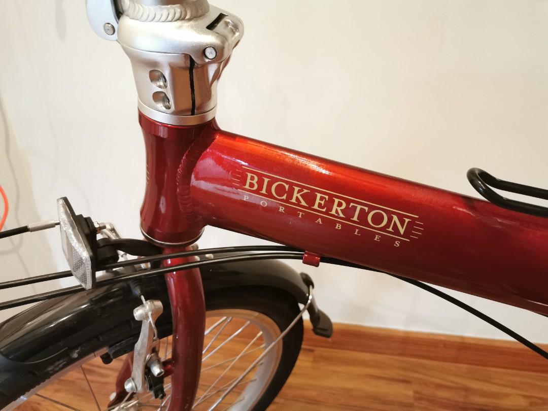 Bickerton Junction 1306 (Red), 6speed Foldable Bicycle, Sports
