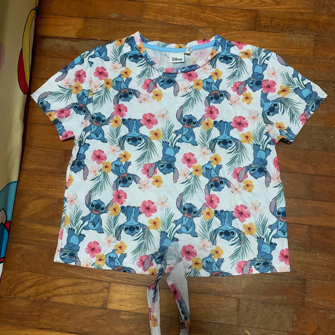 Primark Disney Lilo And Stitch Tie Front Top Women S Fashion