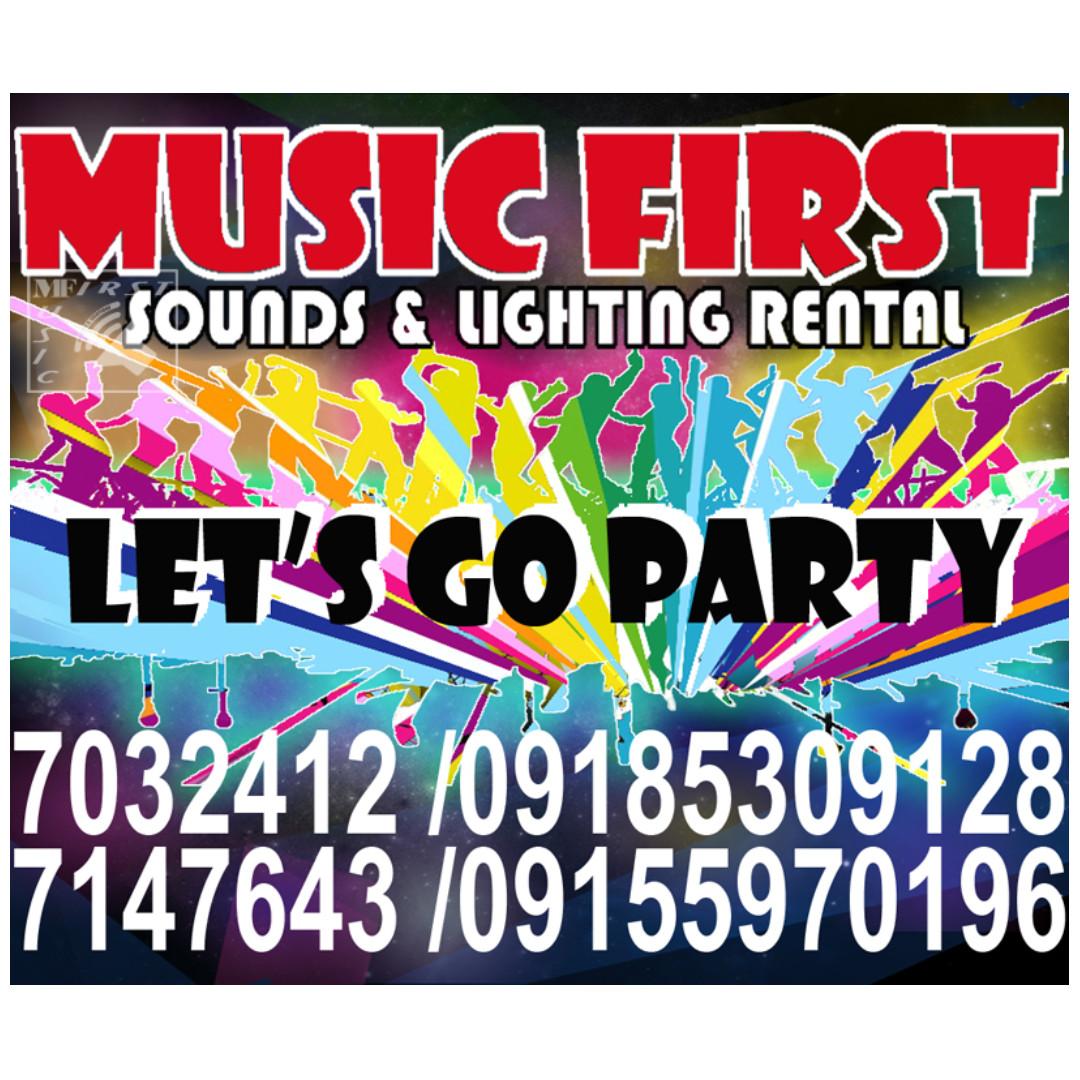 rent music system for party