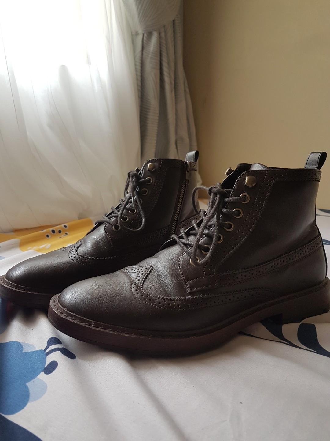 Pull Bear Brogue Boots