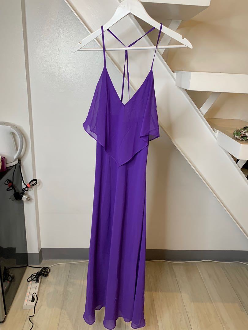 purple beach dress