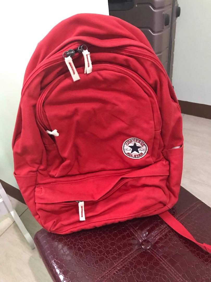 converse red bag