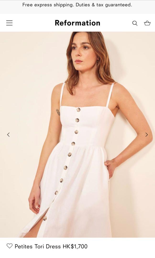 Tori dress cheap reformation