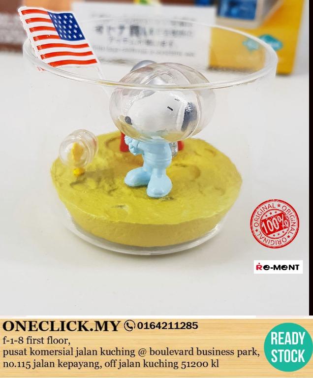 Snoopy Terrarium Collection " Moon Walking " from Japan Re-Ment  SALE NEW