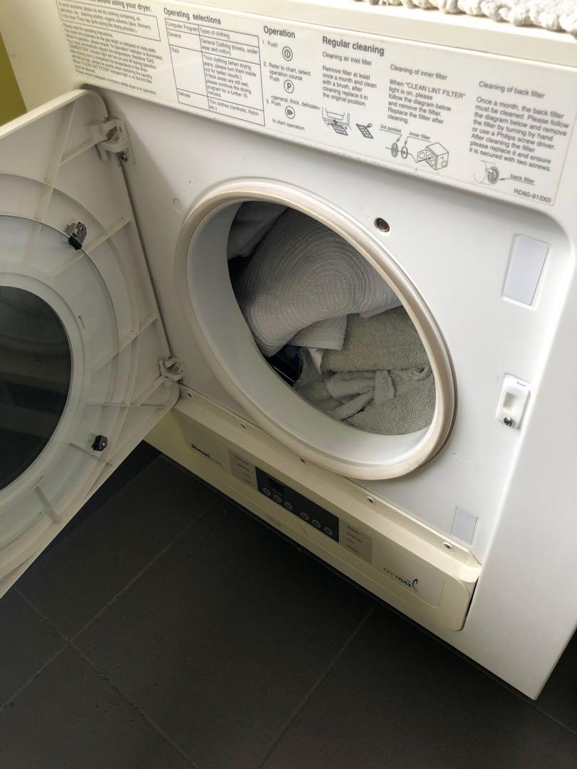 Free!!! Rinnai gas clothes dryer from city gas, TV & Home Appliances