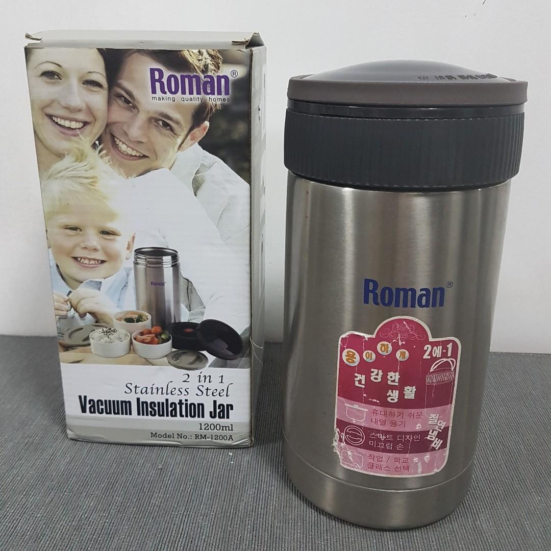 Roman vacuum shop food flask review