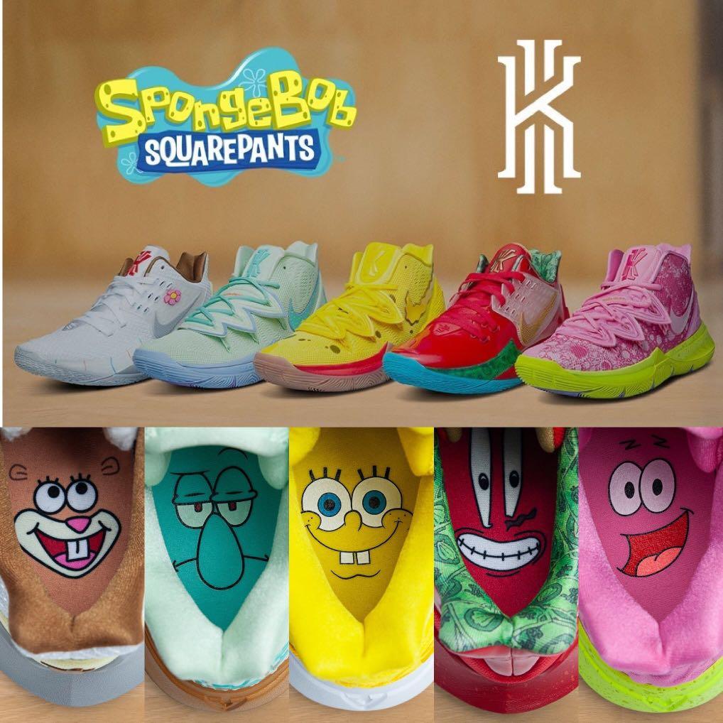 spongebob kyrie shoes mens