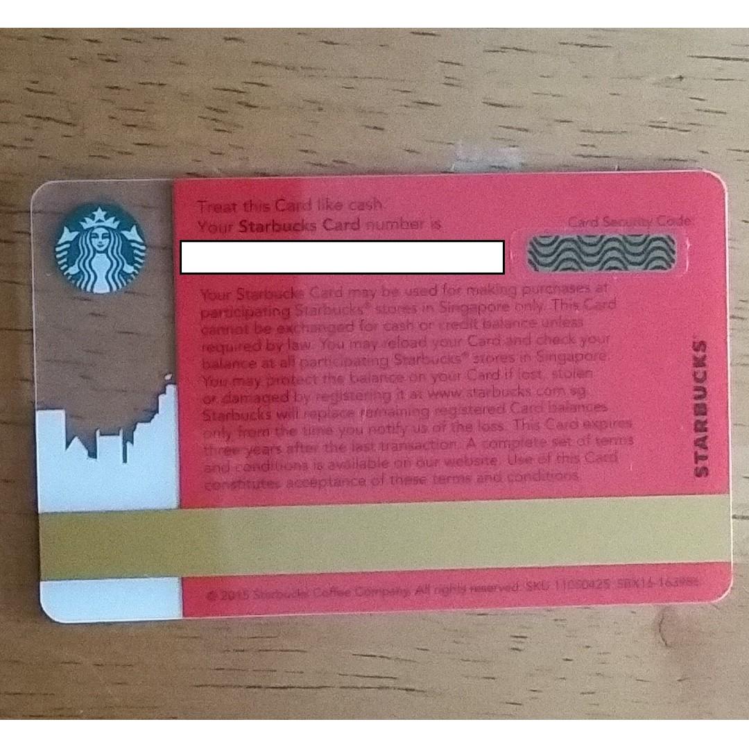 Starbucks Card With 10 Stored Value New Card Security Code Intact Tickets Vouchers Vouchers On Carousell