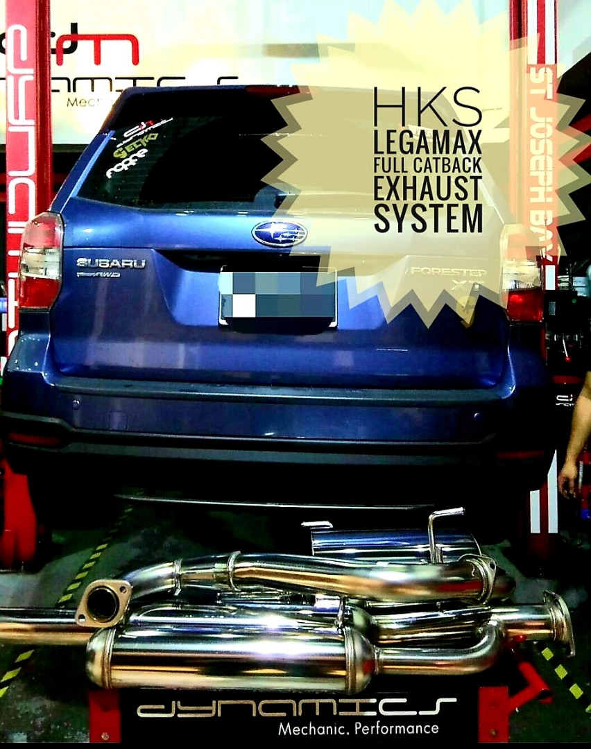 Subaru Forester SJG (FXT) HKS LegaMax Full Catback Exhaust System