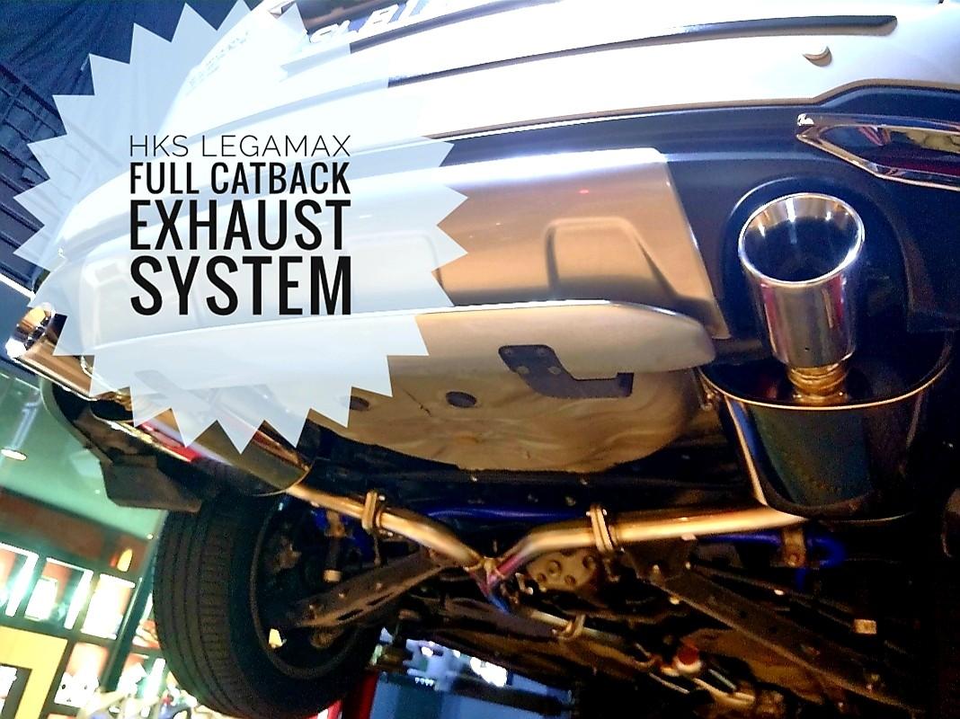 Subaru Forester SJG (FXT) HKS LegaMax Full Catback Exhaust System