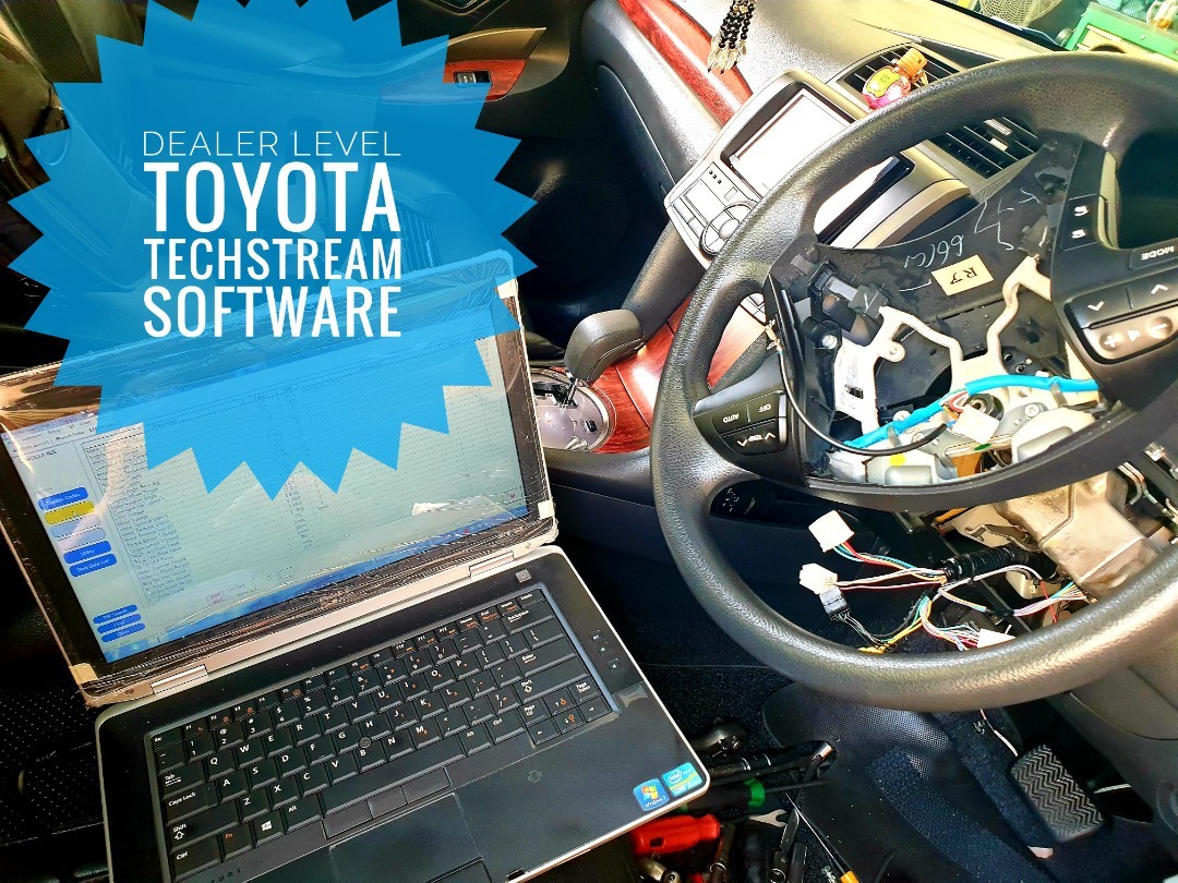 Toyota Cars Diagnostic Health Check using Toyota "Dealer Level