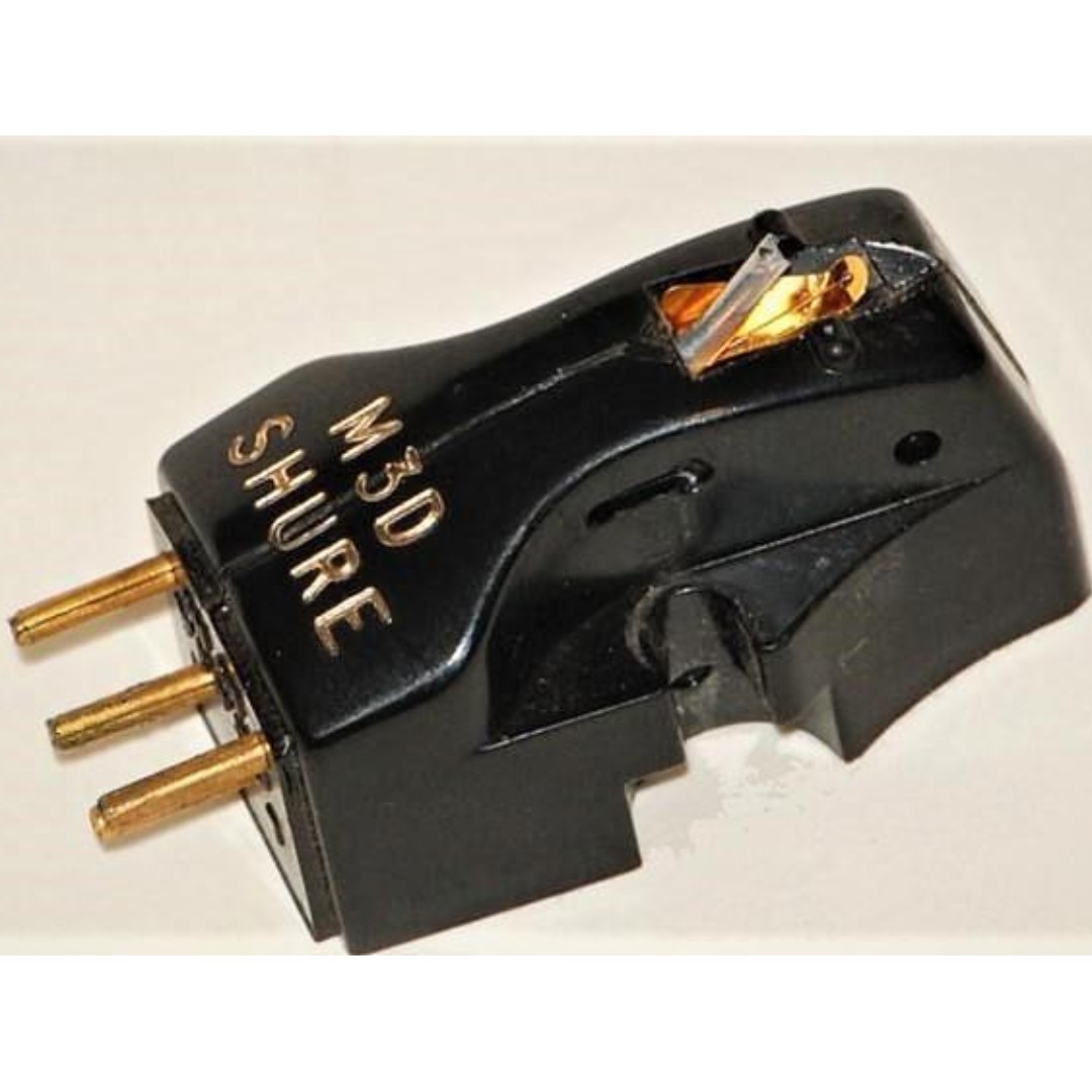 Vintage Shure M3D Stereo Professional Turntable Cartridge with Stylus