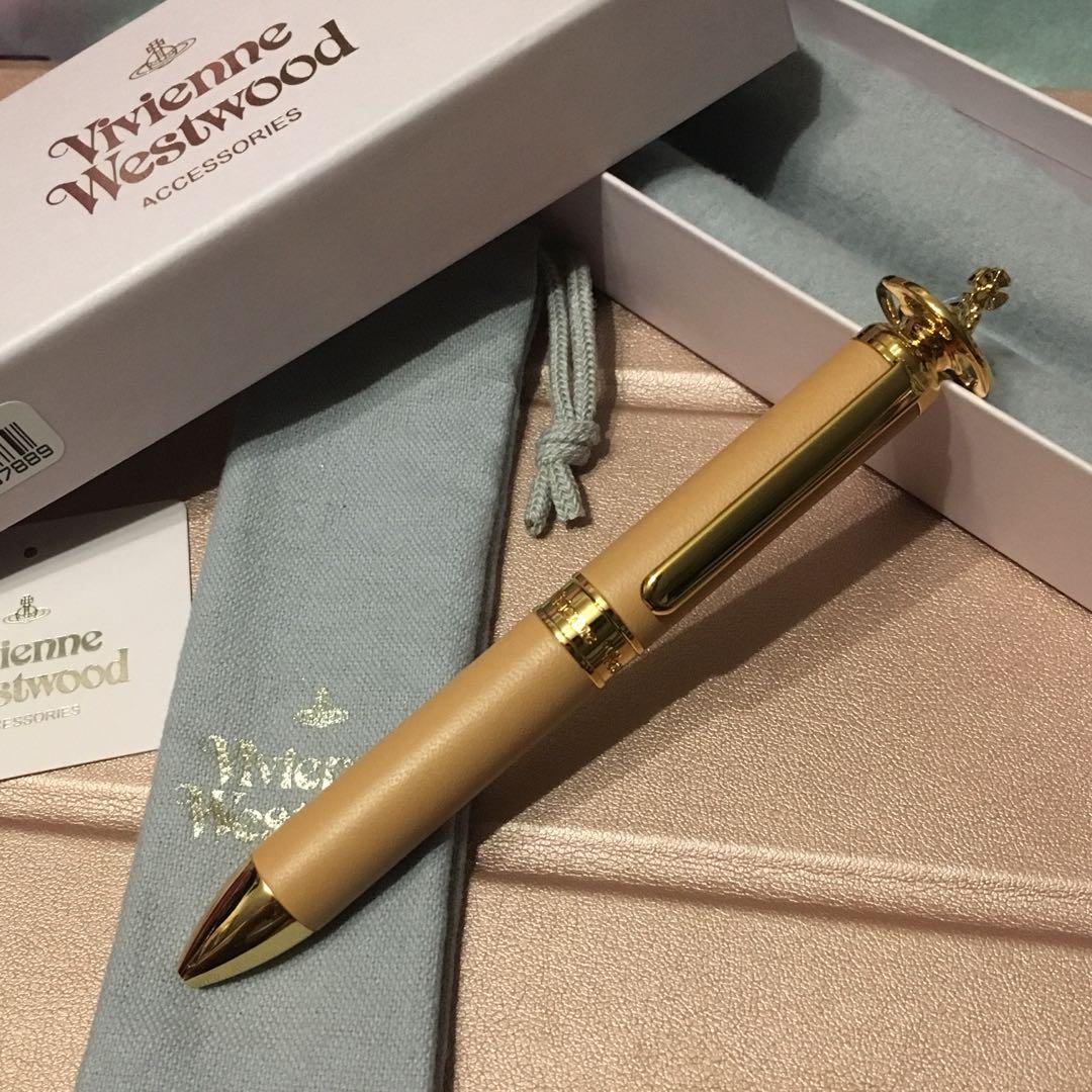 ❤️Vivienne Westwood ORB Pen ❤️ORB 革巻ボールペン❤️, 名牌