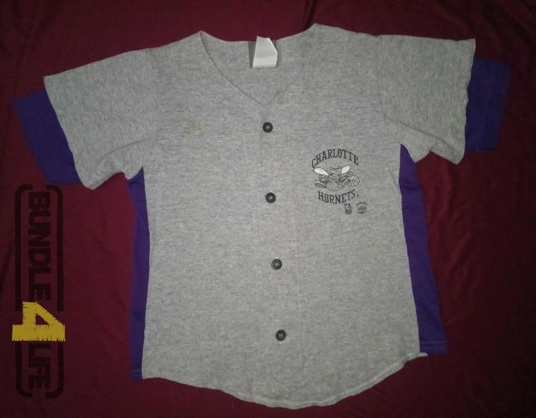 charlotte hornets baseball jersey