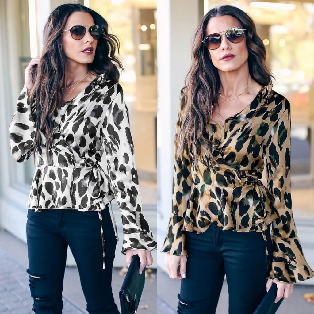 cheetah print tops for women