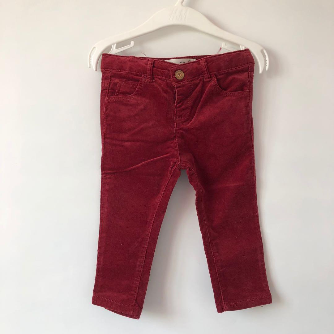 baby red jeans