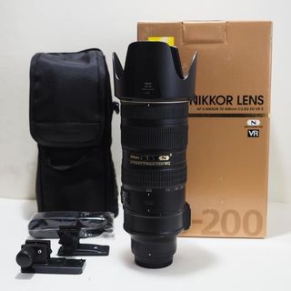 Nikon 70-200mm with box and bag