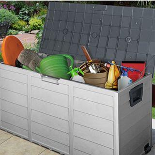Outdoor Storage Box, Great for outdoor storage: Pick-up Car, Patio, Shed, Garage & Garden