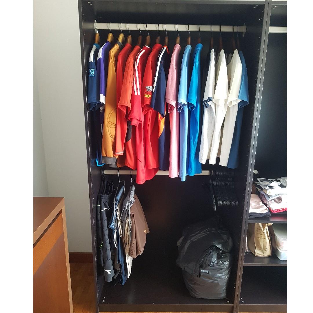 2 X Open Wardrobes Furniture Shelves Drawers On Carousell