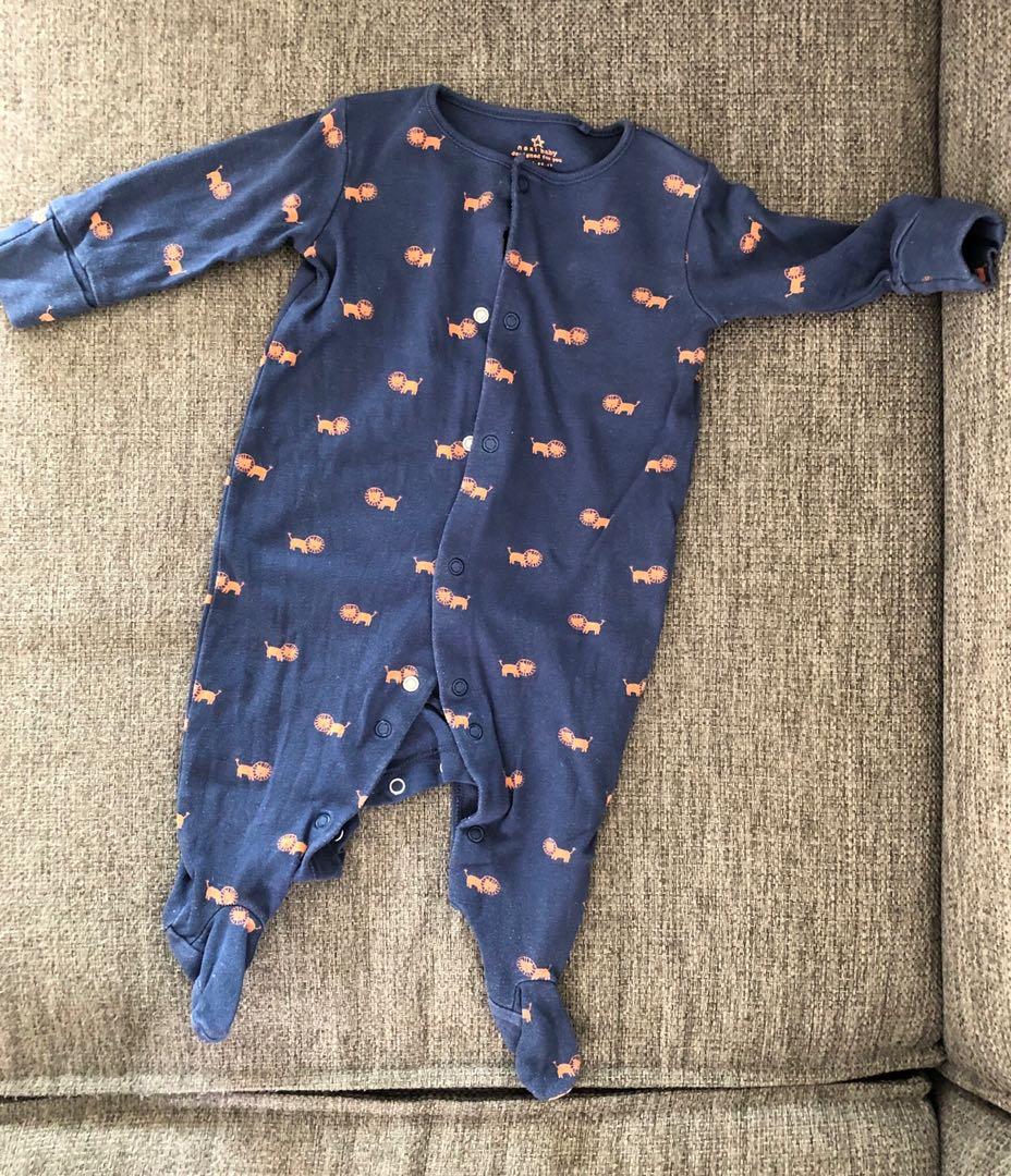 sleepsuits with fold over mittens