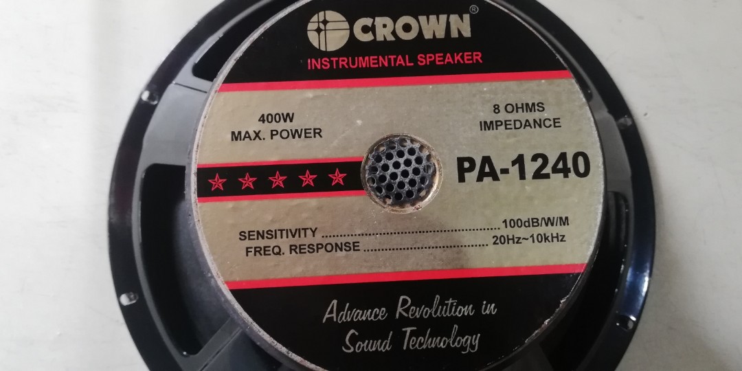 crown tweeter speaker