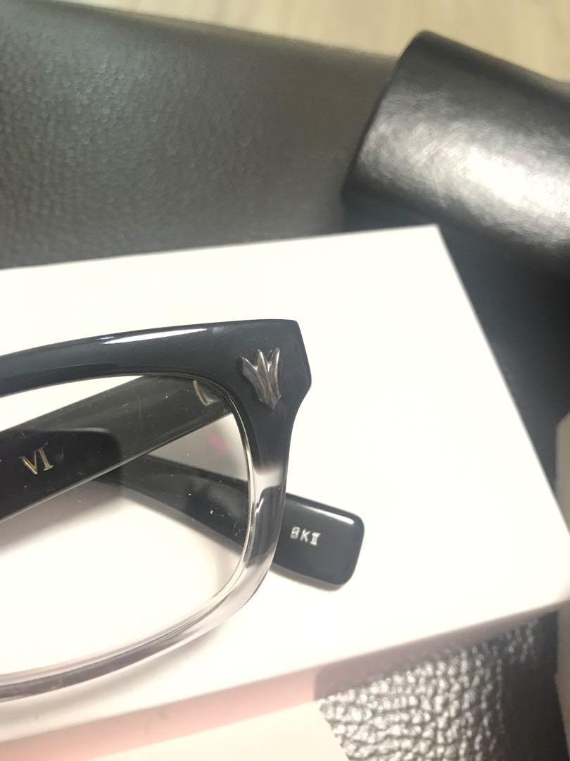 日本泰八郎謹製Premier 6 VI 眼鏡金子眼鏡日本手造黑膠文青, 男裝