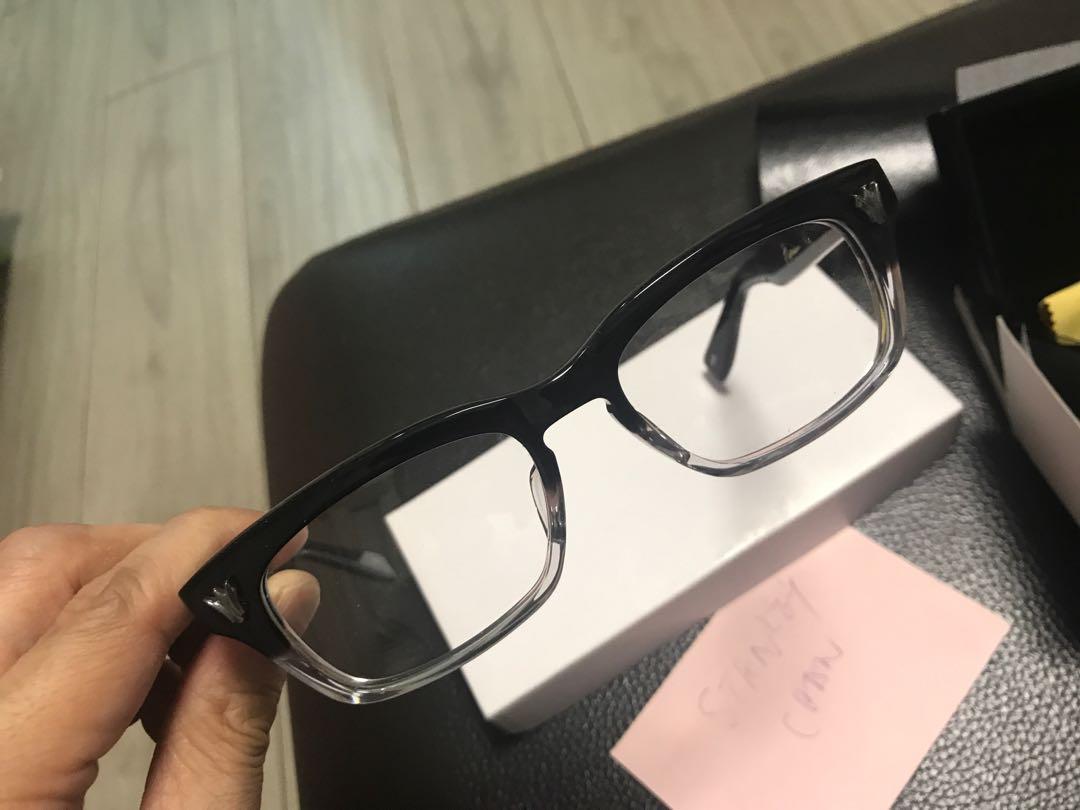 日本泰八郎謹製Premier 6 VI 眼鏡金子眼鏡日本手造黑膠文青, 男裝